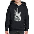 thumbnail image 1 of Girl's Word Art Hooded Sweatshirt - Bass Guitar, 1 of 2
