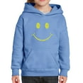 thumbnail image 1 of Girl's Word Art Hooded Sweatshirt - Be Happy Smiley Face, 1 of 2
