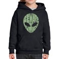 thumbnail image 1 of Girl's Word Art Hooded Sweatshirt - Beware of Humans, 1 of 2