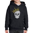thumbnail image 1 of Girl's Word Art Hooded Sweatshirt - Brooklyn Crown, 1 of 2
