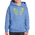 thumbnail image 1 of Girl's Word Art Hooded Sweatshirt - Butterfly, 1 of 2