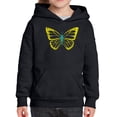 thumbnail image 1 of Girl's Word Art Hooded Sweatshirt - Butterfly, 1 of 2