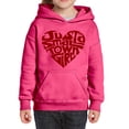 thumbnail image 1 of Girl's Word Art Hooded Sweatshirt - Just a Small Town Girl, 1 of 2