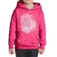 thumbnail image 1 of Girl's Word Art Hooded Sweatshirt - Lion, 1 of 2