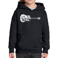 thumbnail image 1 of Girl's Word Art Hooded Sweatshirt - Peace Love Country, 1 of 2