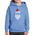 thumbnail image 1 of Girl's Word Art Hooded Sweatshirt - Santa Claus, 1 of 2
