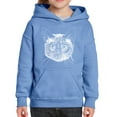 thumbnail image 1 of Girl's Word Art Hooded Sweatshirt - Siamese Cat, 1 of 2