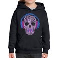 thumbnail image 1 of Girl's Word Art Hooded Sweatshirt - Styles of EDM Music, 1 of 2