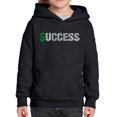 thumbnail image 1 of Girl's Word Art Hooded Sweatshirt - Success, 1 of 2