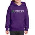 thumbnail image 1 of Girl's Word Art Hooded Sweatshirt - Success, 1 of 2