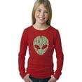 thumbnail image 1 of Girl's Word Art Long Sleeve - Beware of Humans, 1 of 2