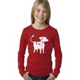 thumbnail image 1 of Girl's Word Art Long Sleeve - Holy Cow, 1 of 2
