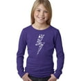 thumbnail image 1 of Girl's Word Art Long Sleeve - Lightning Bolt, 1 of 2