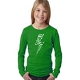 thumbnail image 1 of Girl's Word Art Long Sleeve - Lightning Bolt, 1 of 2