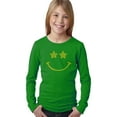 thumbnail image 1 of Girl's Word Art Long Sleeve - Rockstar Smiley, 1 of 2