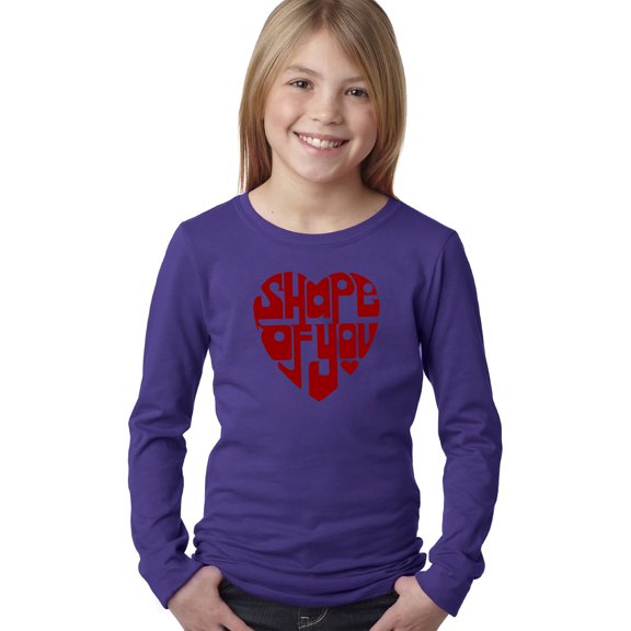 Girl's Word Art Long Sleeve - Shape of You