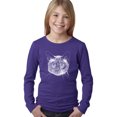thumbnail image 1 of Girl's Word Art Long Sleeve - Siamese Cat, 1 of 2