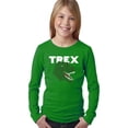 thumbnail image 1 of Girl's Word Art Long Sleeve - T-Rex Head, 1 of 2