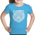 thumbnail image 1 of Girl's Word Art T-shirt - Bear Face, 1 of 2