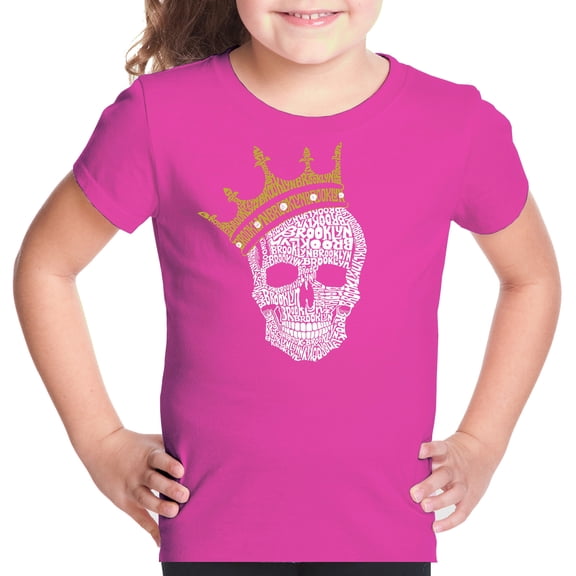 Girl's Word Art T-shirt - Brooklyn Crown