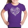 thumbnail image 1 of Girl's Word Art T-shirt - Heart Notes, 1 of 2