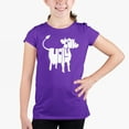 thumbnail image 1 of Girl's Word Art T-shirt - Holy Cow, 1 of 2