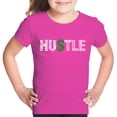 thumbnail image 1 of Girl's Word Art T-shirt - Hustle, 1 of 2