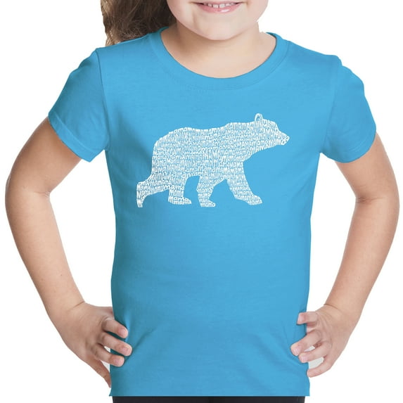 Girl's Word Art T-shirt - Mama Bear