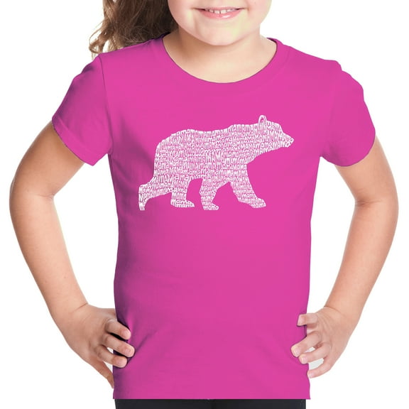 Girl's Word Art T-shirt - Mama Bear