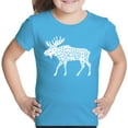 thumbnail image 1 of Girl's Word Art T-shirt - Moose, 1 of 2
