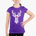 thumbnail image 1 of Girl's Word Art T-shirt - Santa's Reindeer, 1 of 2