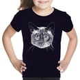 thumbnail image 1 of Girl's Word Art T-shirt - Siamese Cat, 1 of 2