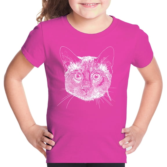 Girl's Word Art T-shirt - Siamese Cat