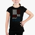 thumbnail image 1 of Girl's Word Art T-shirt - Support our Troops, 1 of 2