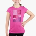 thumbnail image 1 of Girl's Word Art T-shirt - Support our Troops, 1 of 2