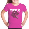 thumbnail image 1 of Girl's Word Art T-shirt - T-Rex Head, 1 of 2