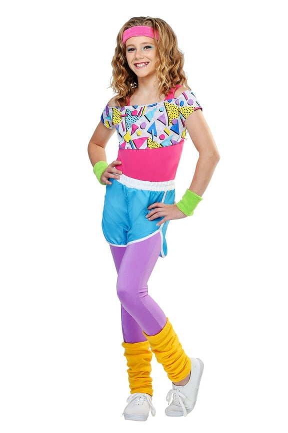 Girl's Work It Out 80s Costume