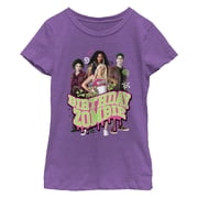 Girls Z-O-M-B-I-E-S Birthday Team Graphic T-Shirt