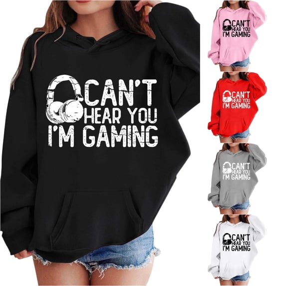 Girl's and Boy's Hoodie Long Sleeve Soft Sweatshirt Graphic Hoody Kids Cute Pullovers Top Clothes for Girls Baby Shirt 3-4 Years