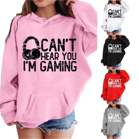 Girl's and Boy's Hoodie Long Sleeve Soft Sweatshirt Graphic Hoody Kids Cute Pullovers Top Clothes for Girls Baby Shirt 8-10 Years