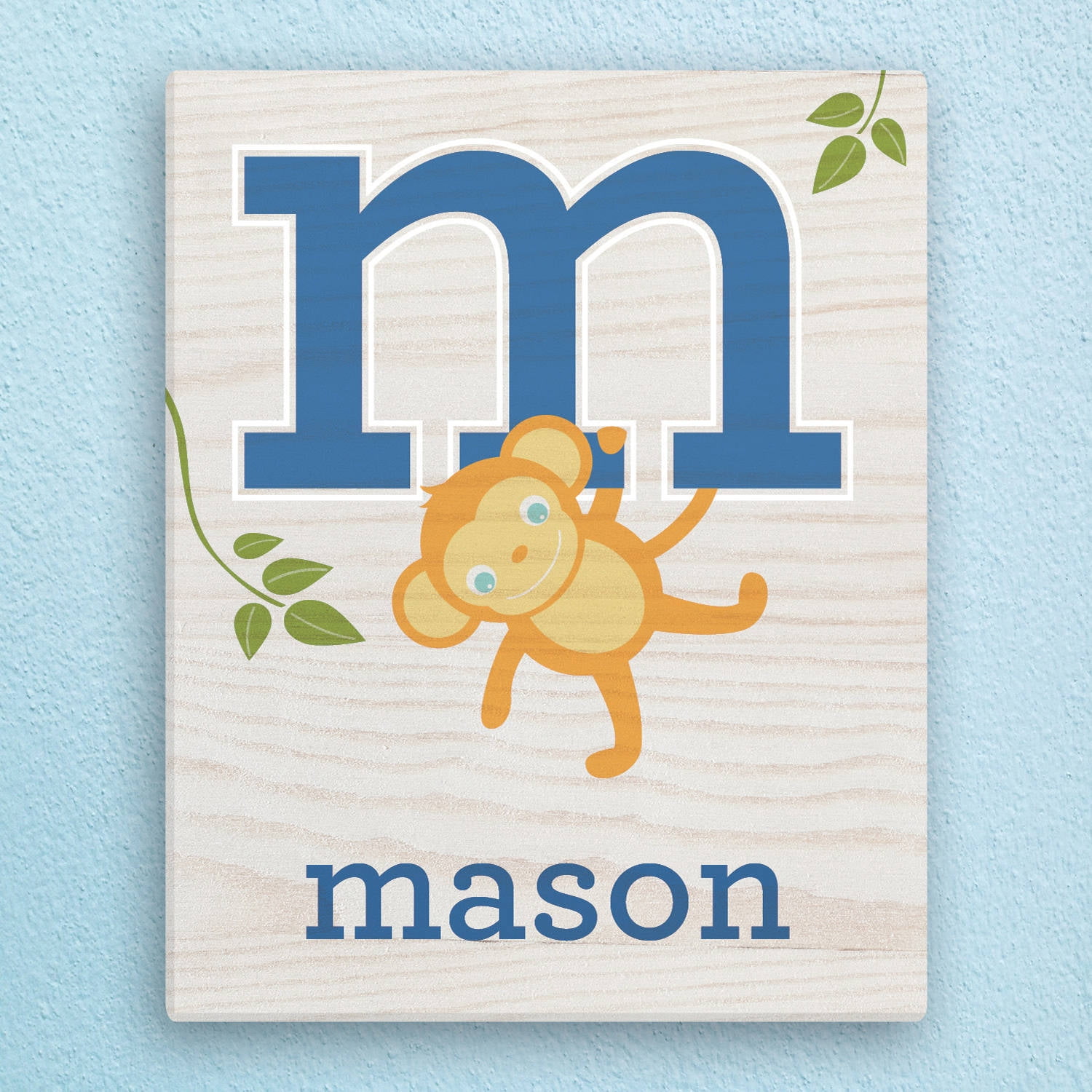 Girl's or Boy's Alphabet Personalized 11" x 14" or 16" x 20" Canvas