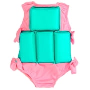 Girls or Boys Childrens Swimwear My Pool Pal Flotation Lifevest Swimsuit Cotton Candy