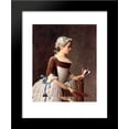 thumbnail image 1 of Girl with Racket and Shuttlecock 20x24 Framed Art Print by Jean-Baptiste-Simeon Chardin, 1 of 2