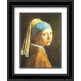 thumbnail image 1 of Girl with a Pearl Earring, c.1665 2x Matted 20x24 Black Ornate Framed Art Print by Johannes Vermeer, 1 of 2