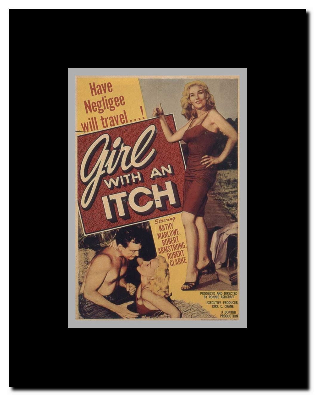 Girl with an Itch Framed Movie Poster