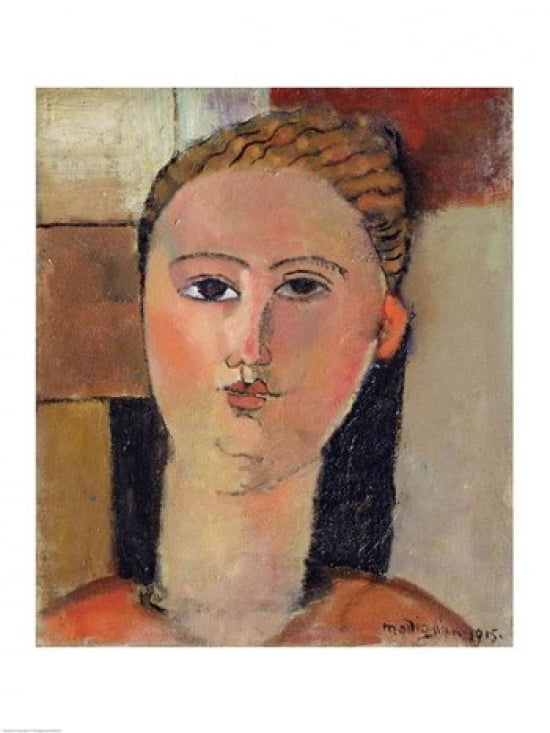 Girl with red hair 1915 Canvas Art - Amedeo Modigliani (18 x 24)