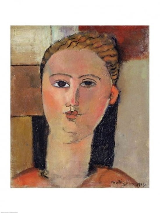 Girl with red hair 1915 Canvas Art - Amedeo Modigliani (24 x 36)