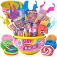 thumbnail image 1 of GirlZone Rainbow Candy DIY Slime Kit, Everything in One Egg to Make Rainbow Slime, Fluffy Cloud Slime, Clear Butter Slime and More, Great Gift Idea and Best Slime Kit for Girls Ages 8-12, Easter Gift, 1 of 9