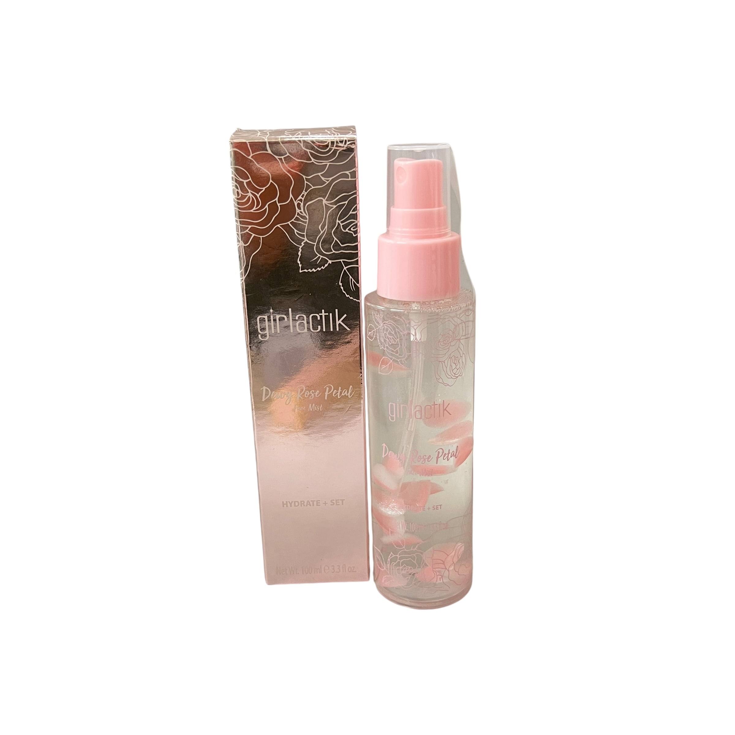 Girlactik Dewy Rose Petal Face Mist 100ml 3.3 fl oz