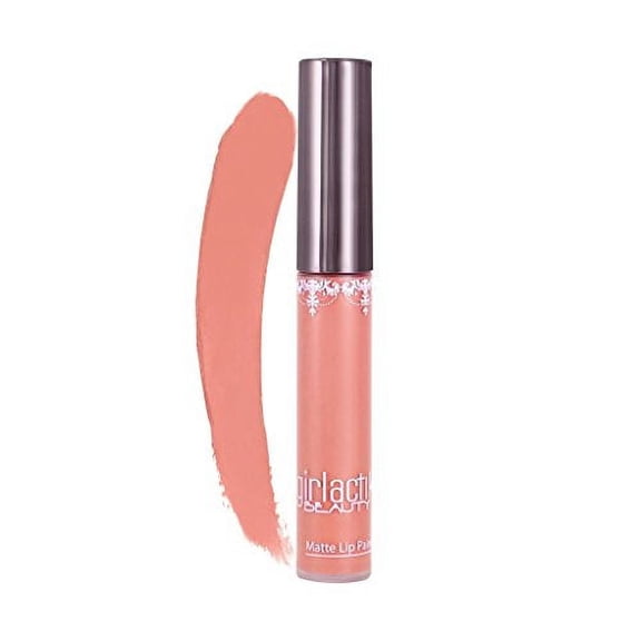 Girlactik Long Lasting Matte Lip Paint Liquid Lipstick - Blushing (Coral pink) - 7.5 ml / .25 oz